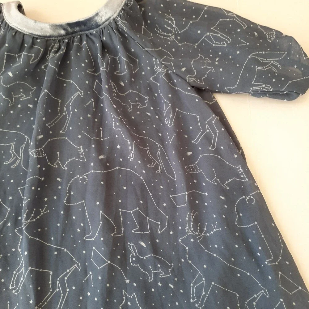 Genuine Kids OshKosh B'Gosh Girls Sheer Constellation Dress 4T